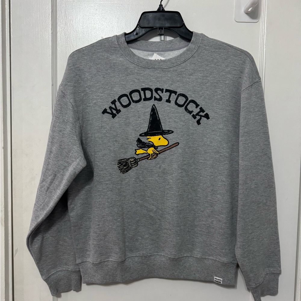 RSQ Women’s XS Gray Woodstock Crewneck Sweater